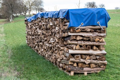 Covered Firewood