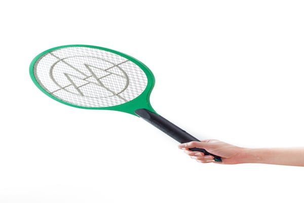 Handheld electronic bug zapper