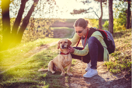 Woman With Dog